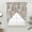 Orange, variant on Paisley Flower Swag Curtains for Kitchen/Bedroom/Living Room, Spring Watercolor Floral Leaf Plant Orange Scalloped Curtains 63 Inch Long, Window Swag Topper Curtains Valances 2 Panels Set 36"x63"
