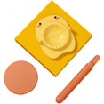 thumbnail image 1 of Juego de 3 (amarillo) herramienta para hacer bolas de masa de dibujos animados, diseño pequeño, dispositivo para hacer bolas de masa, molde, utensilios de cocina, juegos de accesorios ER, 1 of 5