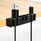 thumbnail image 1 of Soporte para cable de alimentación autoadhesivo, organizador de cables de datos para teléfono móvil, administrador de cables para auriculares, soporte de Clip para escritorio, 5 uds. JM, 1 of 5