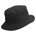 thumbnail image 3 of Big Brother Embroidered Big Size Cotton Blend Twill Bucket Hat - Black 2XL-3XL, 3 of 5