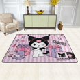 thumbnail image 2 of Sanrio Kuromi Rugs Washable Cover Floor Rug Carpets Bathroom Decorations For Kitchen Bedroom Indoor 36"X24", 2 of 7