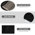 thumbnail image 5 of 2Pcs Mesh Dome Wig Caps U Part Weaving Wig Caps Stretchable High Elastic Spandex Hair Net For Men Women Wigs Making Black, 5 of 5