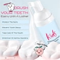 thumbnail image 4 of Children's Foam Toothpaste Shaped Electric Toothbrush Foam Toothpaste Fluoride Best Oral Cleaning Effect for Children 60ml, 4 of 9