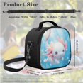 thumbnail image 5 of Jeiento Axolotl Backpack for Girls 8-12 Elementary School Bag with Lunch Box Pencil Case Blue Ocean Kindergarten School Bookbag Set 3 In 1 Kids Daycare Satchel Rucksack Travel Daypack, 5 of 7