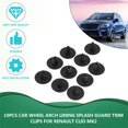 thumbnail image 3 of 10pcs Car Wheel Arch Lining Splash Guard Trim Clips For Renault Clio MK2, 3 of 6
