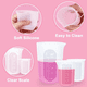 thumbnail image 3 of Juego de 6 tazas medidoras de silicona: 2 tazas de silicona reutilizables de 250 ml, 4 tazas medidoras antiadherentes, tazas mezcladoras de epoxi, 3 of 5