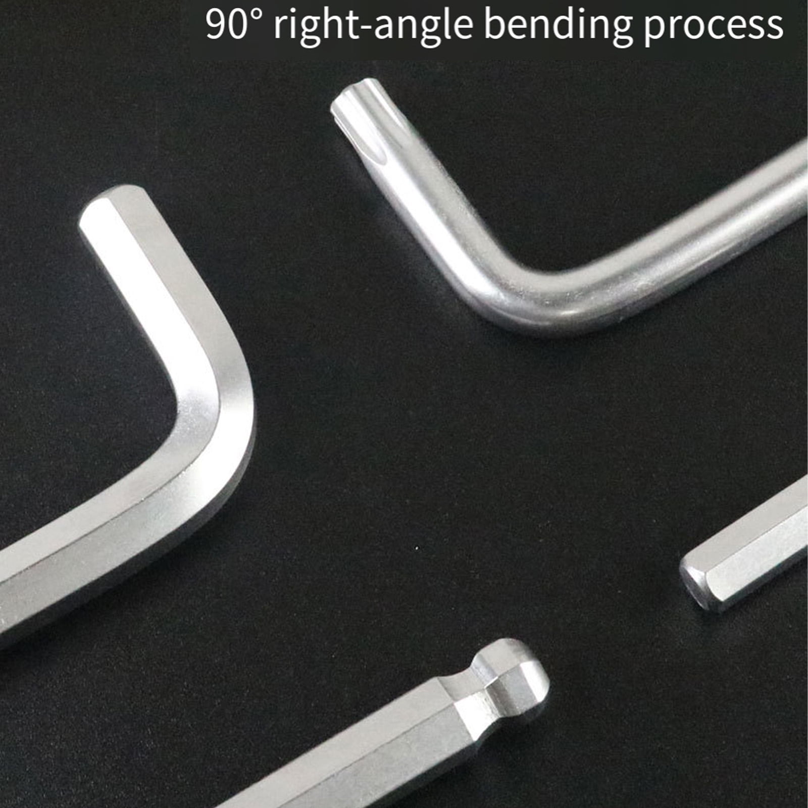 9 Piece L Type Wrench Set Steel Hexagonal Allen Key Tool L Shaped Wrenches For Automotive Repair And DIYer Maintenance