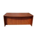 thumbnail image 4 of BossChair Boss Bow Front Desk Shell, Driftwood 71W*36/41"D*29.5"H, 4 of 4
