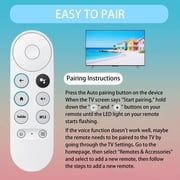Replacement Remote Control with Google TV Voice Bluetooth
