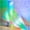 Rainbow, variant on PETGLE Frosted Glass Window Privacy Film, Static Cling Decorative Covering for Bathroom Bedroom Door, No Glue Removable Vinyl UV Blocking Heat Control, 17.5 x 118.1 inch