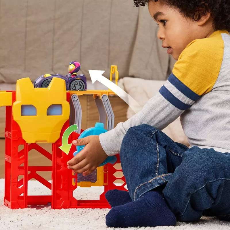 Marvel Iron Man & His Awesome Friends Iron Garage Playset