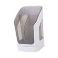 thumbnail image 2 of koolsoo Multipurpose Desktop Organizer Eyebrow Pencil Display Case Makeup Brush White, 2 of 9