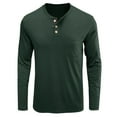 thumbnail image 5 of LEEy-World Mens T Shirt Mens Long Sleeve Super-T Tee Radiant Navy Tall(Green,XL), 5 of 6