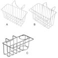 thumbnail image 4 of Ounissouiy Escurridor de fregadero TureClos, soporte de almacenamiento de tela de esponja de cocina, estante de cesta colgante de acero inoxidable Organizadores de utensilios de cocina No.02, 4 of 6