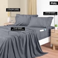 thumbnail image 2 of Juego de sábanas Utopia Bedding, tamaño completo, 4 piezas, microfibra, 2 of 8