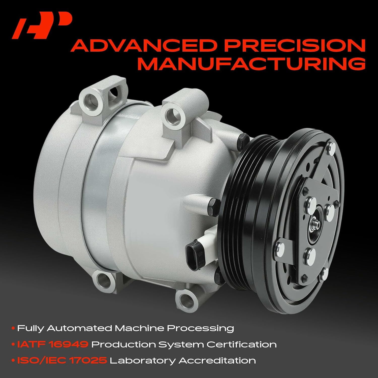 A-Premium AC Compressor with Clutch Compatible with Chevrolet Camaro Pontiac Firebird 1998-2002 V8 5.7L