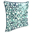 thumbnail image 6 of Jordan Manufacturing 16" x 16" Blue Watercolor Lattice Square Knife Edge Outdoor Throw Pillow with Welt, 6 of 10