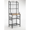 thumbnail image 1 of Boraam Praha 4 Shelf Baker's Rack in Black, 1 of 5