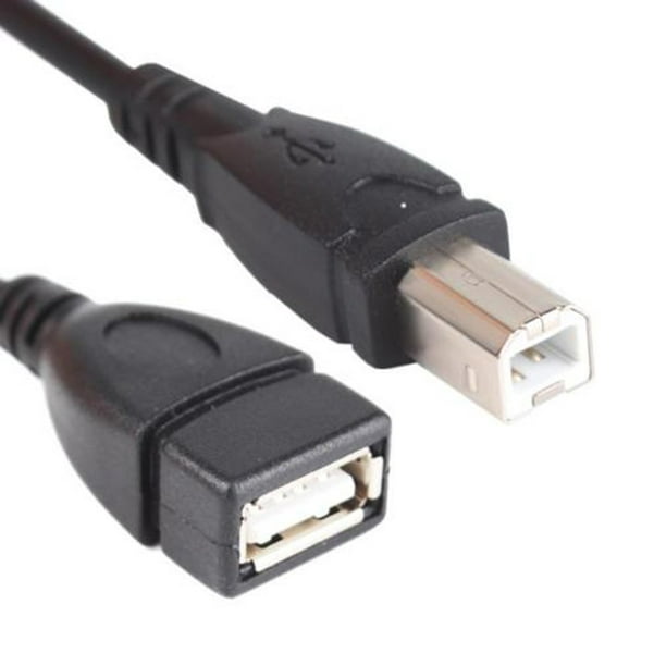 sandsynlighed Stole på kampagne OUTAD Scanner Printer Adapter Cable Trendy USB 2.0 Type A Female To USB B  Male Printers Extender Connection Cables - Walmart.com