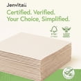 thumbnail image 6 of Jenvita Bamboo Cocktail Napkins, 2-Ply Light Brown, 4 X 250 (1000), 6 of 9