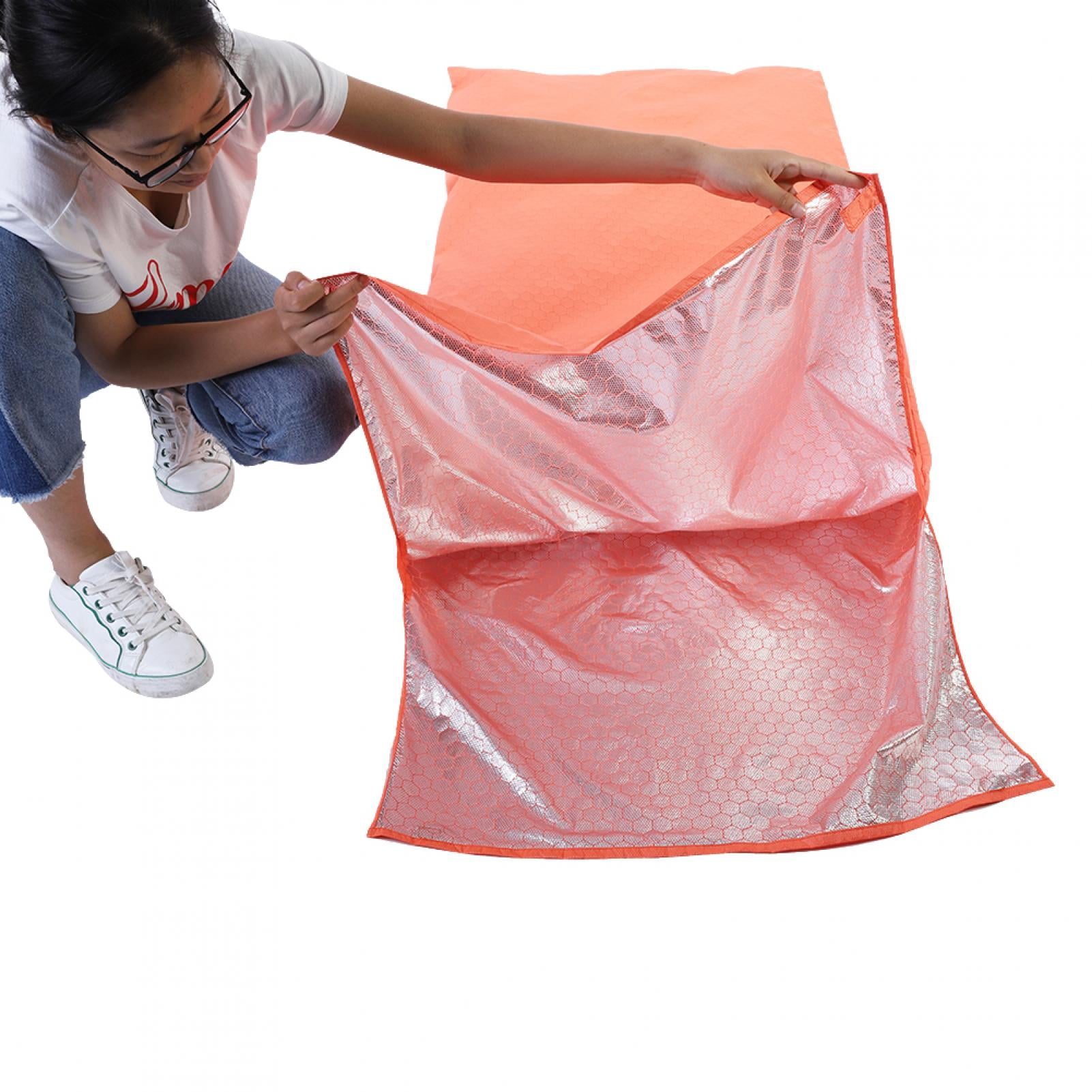 Tebru Envelope Sleeping Bag,Outdoor Portable Mountaineering Camping Warm Envelope Type Single Sleeping Bag Orange, Single Sleeping Bag