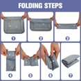 thumbnail image 4 of POINTERTECK 7 Pcs Packing Cubes for Travel Travel Cubes Set Foldable Suitcase Organizer Waterproof Large Capacity Packing Organizer Pouch Suitable for Traveling Camping Hiking(Beige), 4 of 9