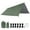 300*300cm military green, variant on Waterproof Camping Tarp, Tent Footprint Backpacking Tarp for Camping-300*300cm black