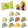 thumbnail image 5 of Bees Wax Wraps Reusable,Beeswax Wrap 3 Pack (S, M, L) Reusable Food Sheets For Fruits And Vegetables,Food Paper Sheets Plastic Biodegradable Recyclable, 5 of 8