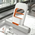 thumbnail image 1 of mfyjkho Trapeador de mano plegable de escritorio para limpieza en seco y húmedo, mini trapeador de plástico para encimeras de cocina y baño, paquete de 1, 1 of 7