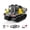 T14R-Dump Truck, variant on 1:50 RC Excavator Metal Model, Screw Drive System, Remote Control Construction Toy with 2 Batteries & Carry Case for Adults & Kids