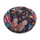 thumbnail image 1 of Balery United States Of America Fundas de asiento para taburete de bar redondo de tela de terciopelo ajustables que protegen de arañazos y manchas para sillas de 14 a 17 pulgadas.-14 inch, 1 of 7