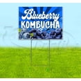 thumbnail image 1 of Blueberry Kombucha (18"" X 24"") Yard Sign, Includes Metal Step Stake, 1 of 4