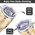 thumbnail image 5 of Golden Retriever Gifts for Women, Golden Retriever Tumbler 40 Oz Tumbler with Handle and Straw, Stainless Steel Double Walled Insulated Mug Water Bottle, Cute Dog Lover Birthday Gift Idea, 5 of 6