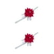 thumbnail image 4 of Pulseras de boda elegantes Sonducket para dama de honor flores de muñeca rojo blanco, 4 of 6