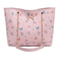 thumbnail image 2 of Bolso tote para mujer, gran capacidad, ideal para la playa, uso diario y para ir al trabajo. Rosa, 2 of 9