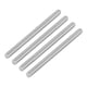 thumbnail image 1 of Uxcell 4Pack M6 x 80mm 1mm Pitch Varilla de barra roscada completamente de acero inoxidable 304, 1 of 6