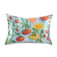 thumbnail image 7 of Yayeee Pillowcase Standard Size Set of 2 Satin Wrinkle Resistant Pillow Case, Various Tomatoes, 7 of 7