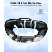 EUROA VR Head Strap for Meta Quest 2/3/3S, VR Headest Accessories adjustable Elite Strap with Soft Padding