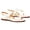 Off White, variant on Women’s Miller Two-Band Leather Sandal (Black)