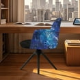 thumbnail image 3 of Whosucclay Forest Trees Galaxy Print Swivel Accent Chair Covers, Dustproof Stretch Dining Chair Slipcovers Universal Bar Stools Covers for Home Office, Living Room, Club, Vanity, 3 of 7