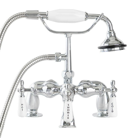 Mason Hill Collection Deck Mount Traditional Tub Faucet with Handshower