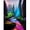 12-TZ, variant on 5D DIY Drills Diamond Painting Set Colorful Waterfall Night View Handmade Cross Modern Home De30*40cm, frame not included.