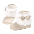 thumbnail image 3 of lnmuld Winter Boots for Girls Boots for Toddlers Warm Winter Crib Shoes with Rubber Sole for Baby Girls and Boys, 3 of 7