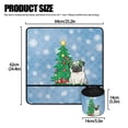 thumbnail image 5 of HELLHERO Snowmen Sewing Machine Pad with Storage Cylinder Dustproof Washable for Most Sewing Machines, 5 of 5