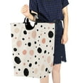 thumbnail image 7 of Spot Pattern Foldable Laundry Hamper 12.6x11x22.7in with Handles for Bathroom Bedroom Storage, 7 of 7