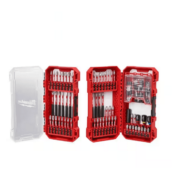 Milwaukee SHOCKWAVE Impact-Duty Alloy Steel Drill Bit Set, 100 Pieces