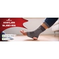 thumbnail image 7 of BeSavage Ankle Brace for Men and Women, Compression Sleeve for Foot, Heel and Ankle Support, Black, Small/Medium, 7 of 7