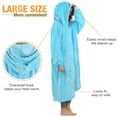 thumbnail image 2 of Catalonia Full Body Oversized Blanket Hoodie Sweatshirt, Extra Long Wearable Fleece Pullover, Gift for Adult Men Women Wife Girlfriend, 2 of 6