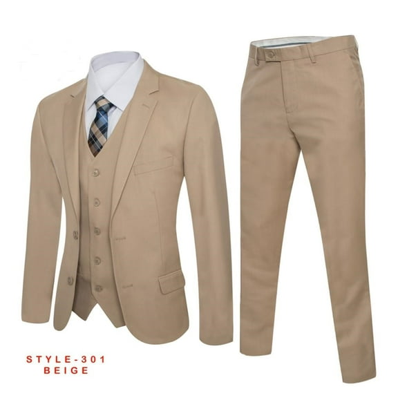 MEN'S SLIM FIT SUIT 3PCS