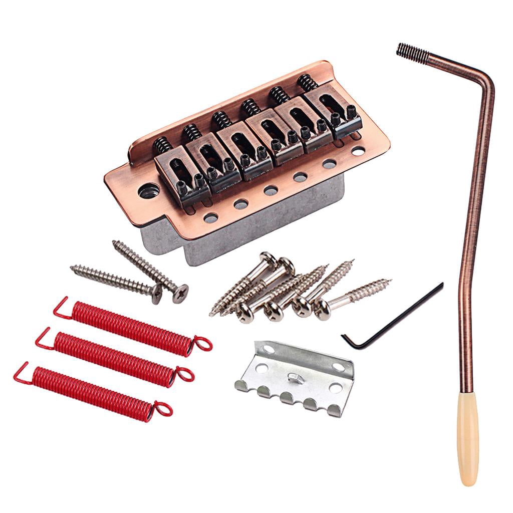 LeeQinersw Set of Guitar Tremolo Bridge for FD SQ ST Electric Guitar Replacement Parts